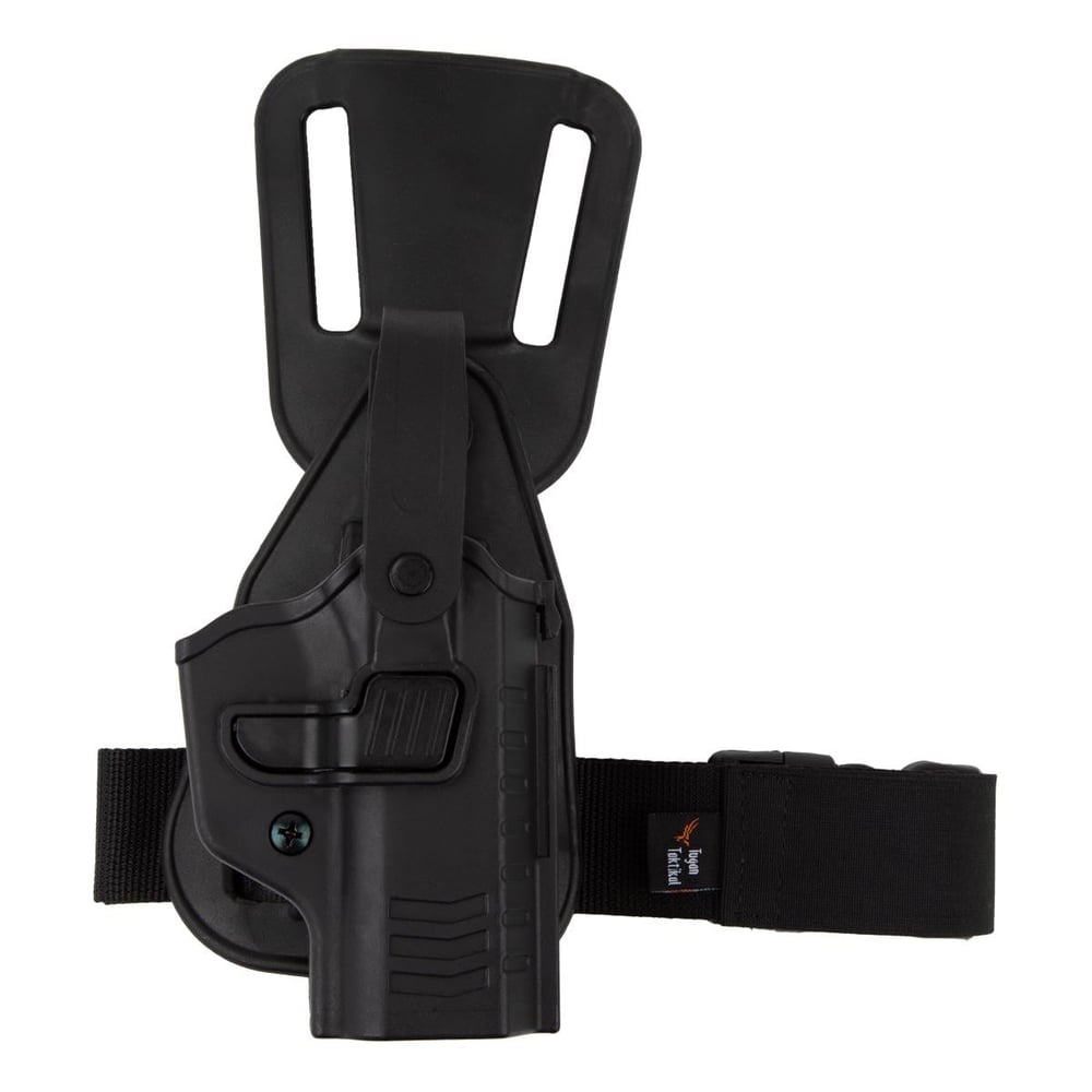 To Gun Holster Tisaş Zig 14 Alçak Taşıma Tabanca Kılıfı Seviye 2 Siyah