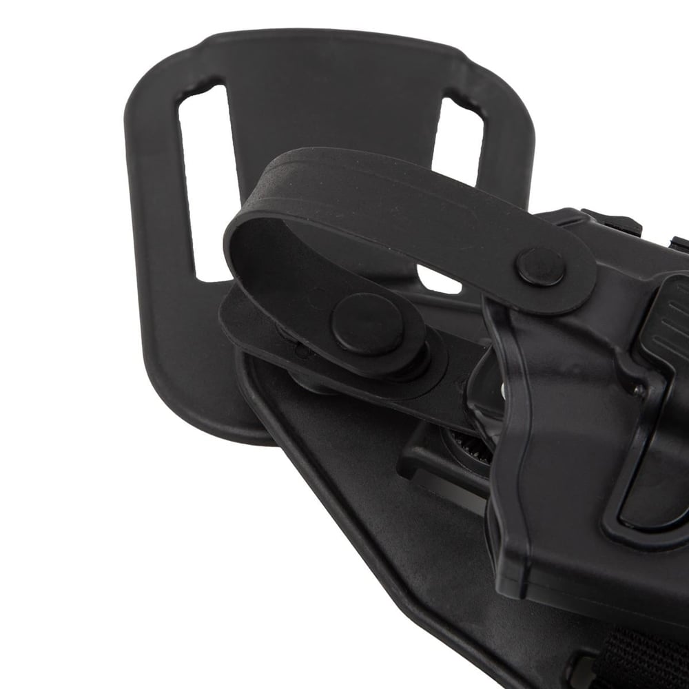 To Gun Holster Tisaş Zig 14 Alçak Taşıma Tabanca Kılıfı Seviye 2 Siyah