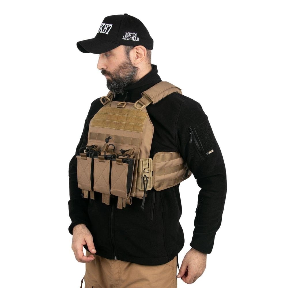 Cordura Hücum Yeleği Çöl Rengi