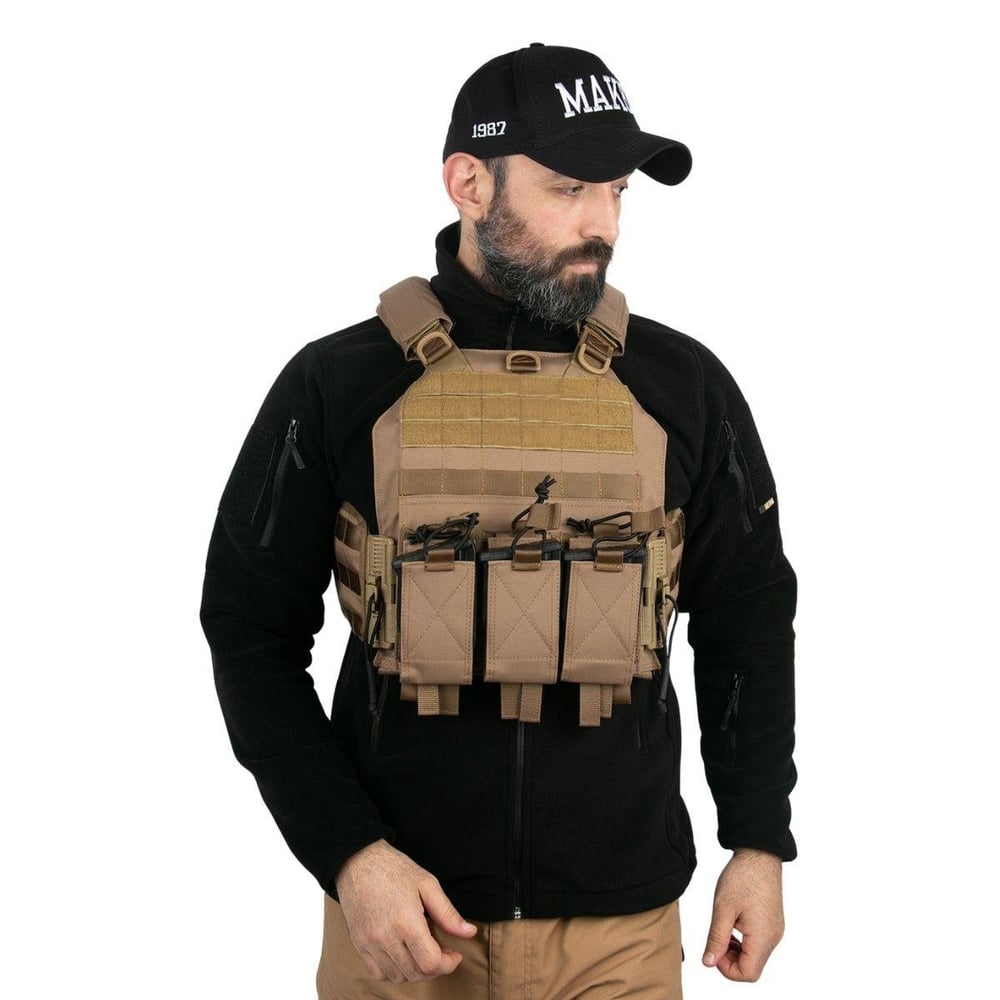 Cordura Hücum Yeleği Çöl Rengi