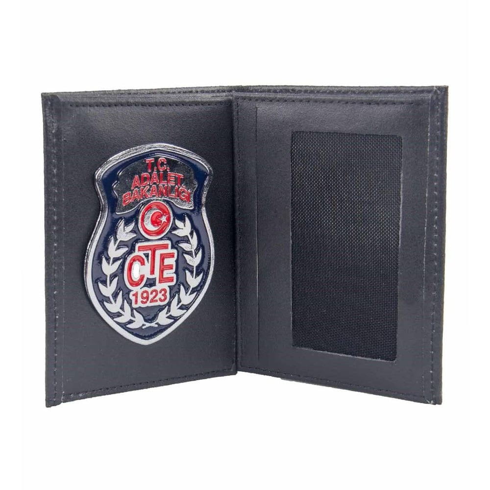 CTE Adalet Bakanlığı Lacivert Rozetli Cüzdan