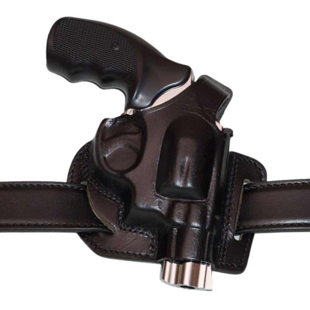 Deri Toplu Tabanca Kılıfı Siyah Açık