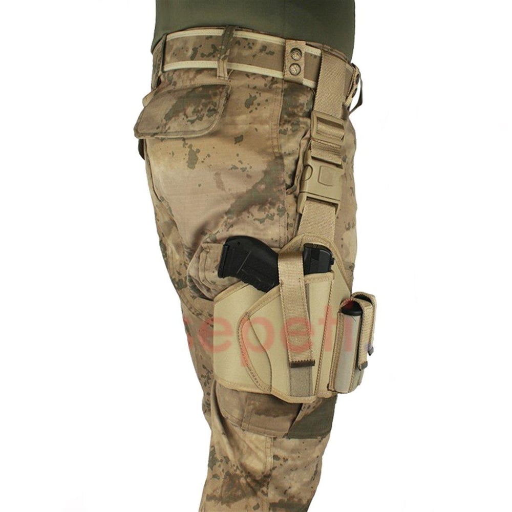 Fırtına Taktik Bacak Kılıfı Çöl Rengi