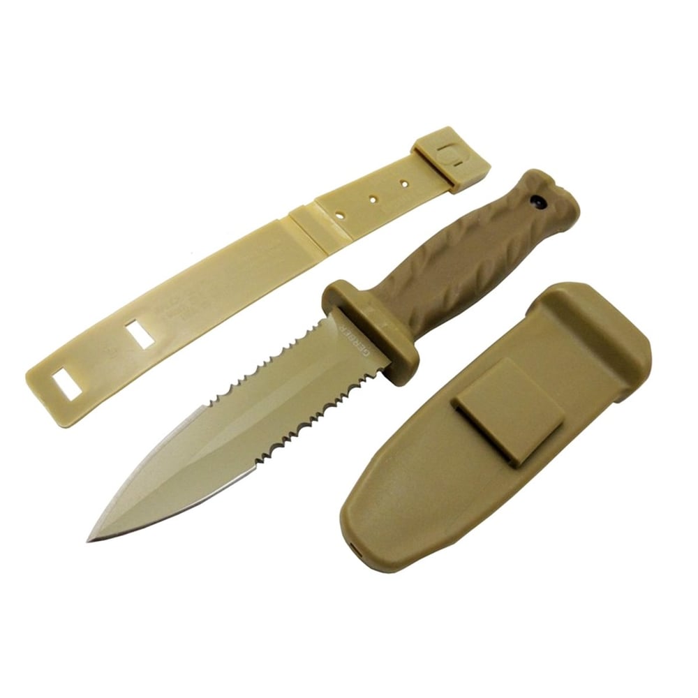 Gerber Avcı ve Kamp Bıçağı Kauçuk Kılıflı Coyote