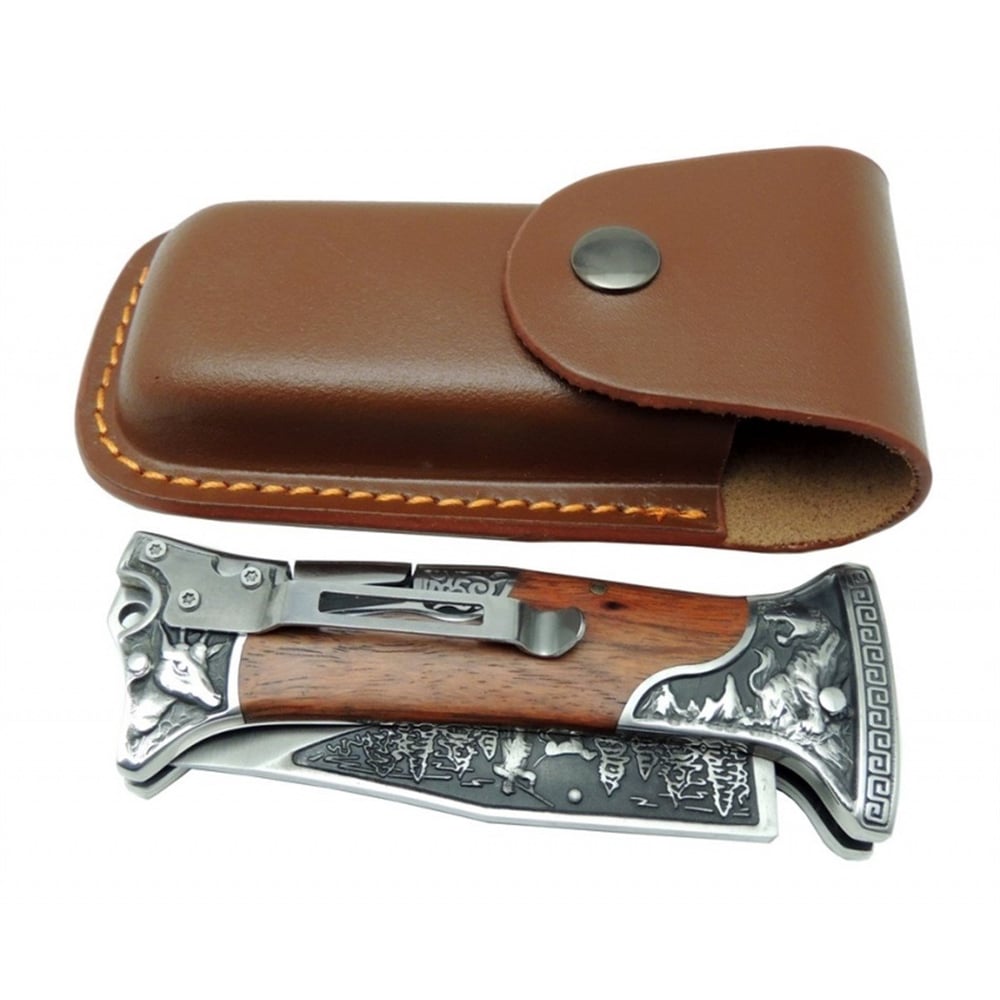 Geyikli Çakı Columbia Kahve 23cm