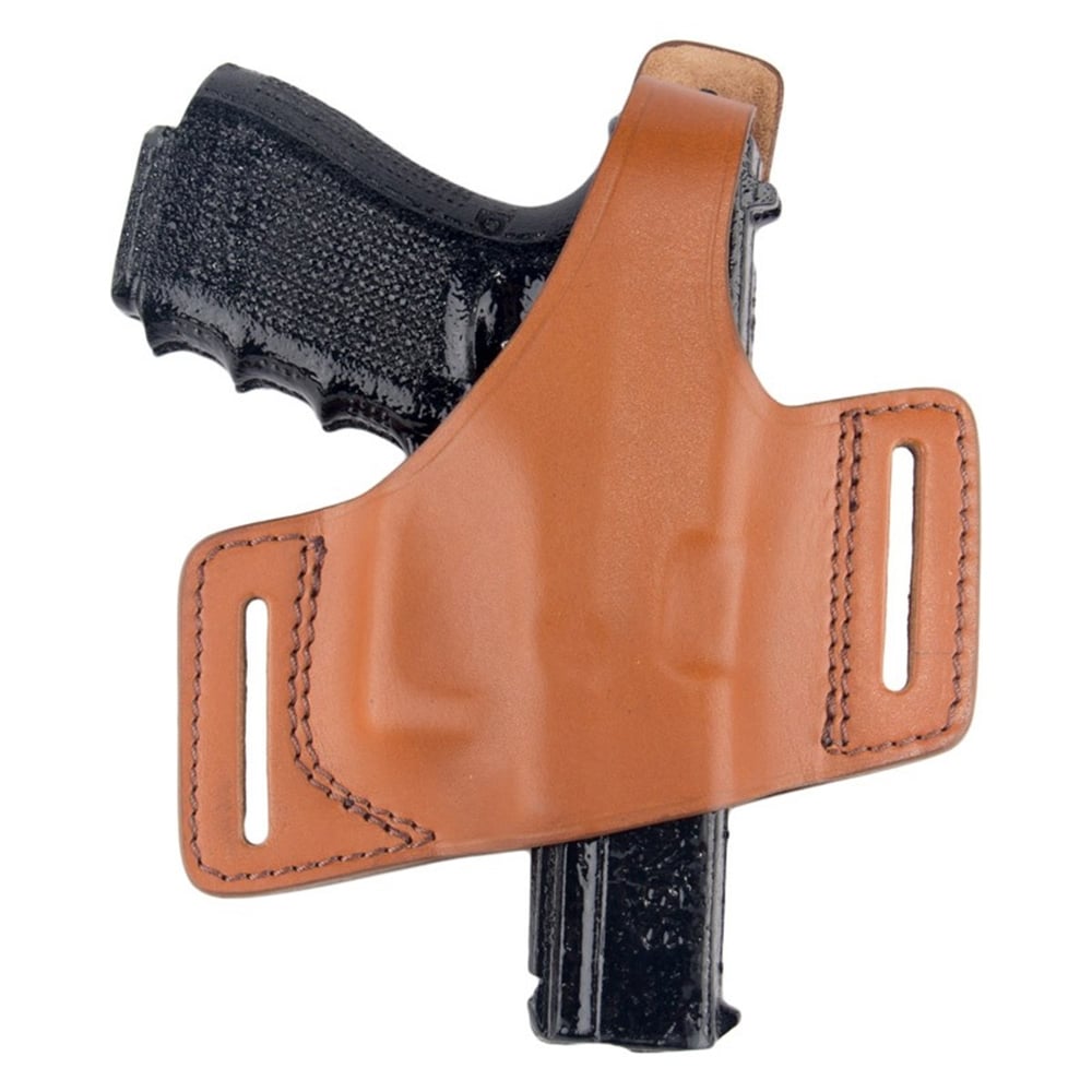 Glock Deri Tabanca Kılıfı Yarım Kelebek Taba