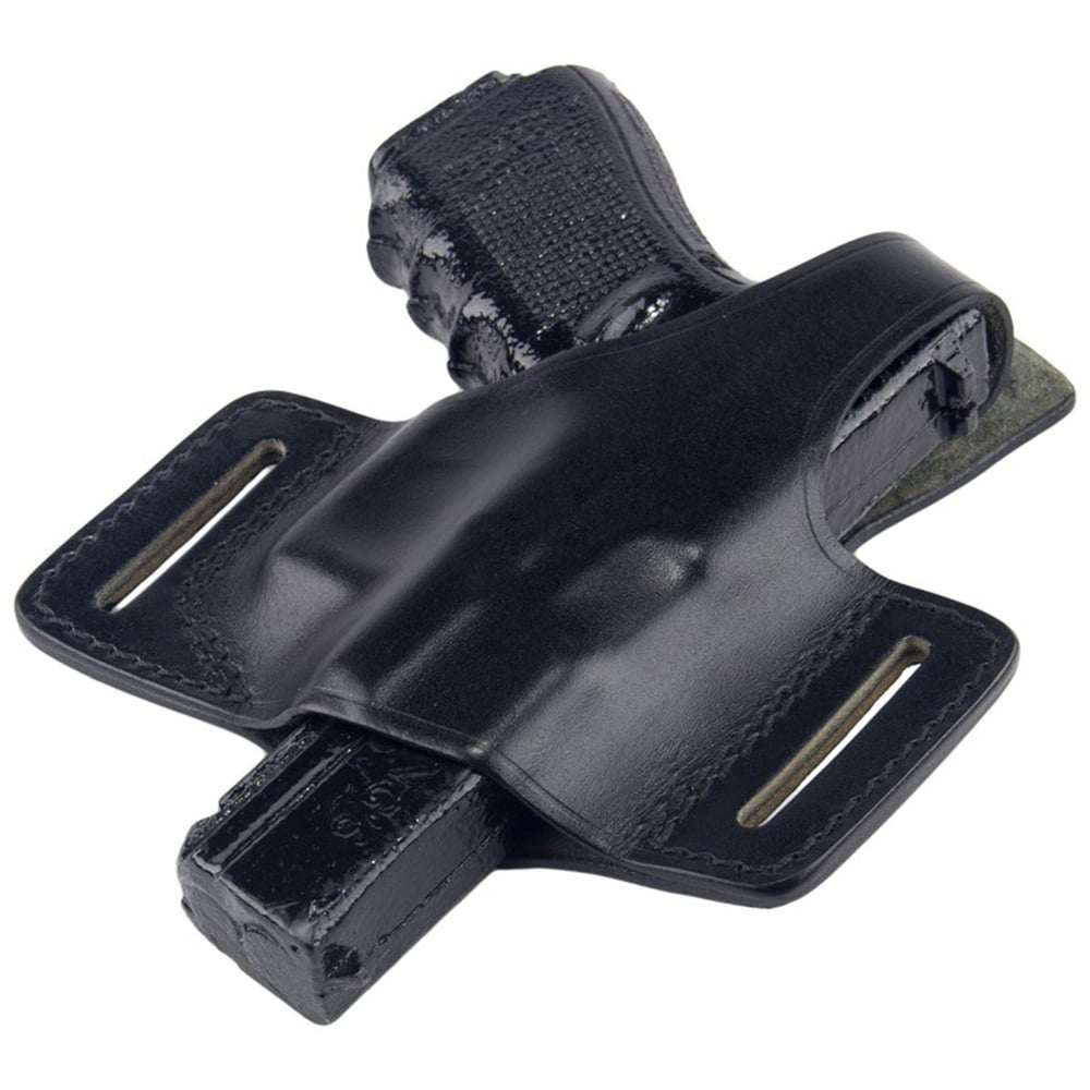 Glock Deri Tabanca Kılıfı Yarım Kelebek Siyah