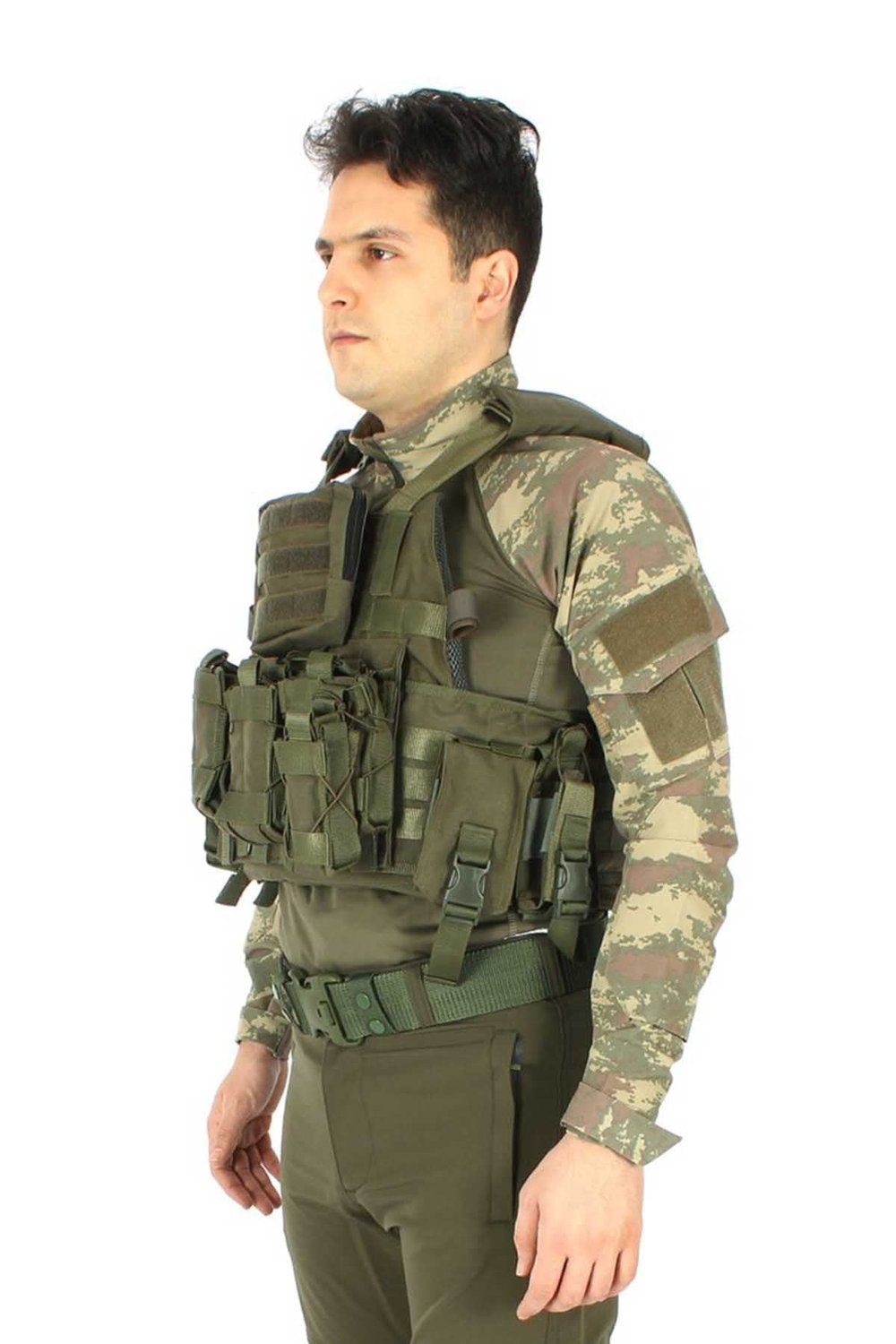 Haki Balistik Hücum Yeleği Kısa
