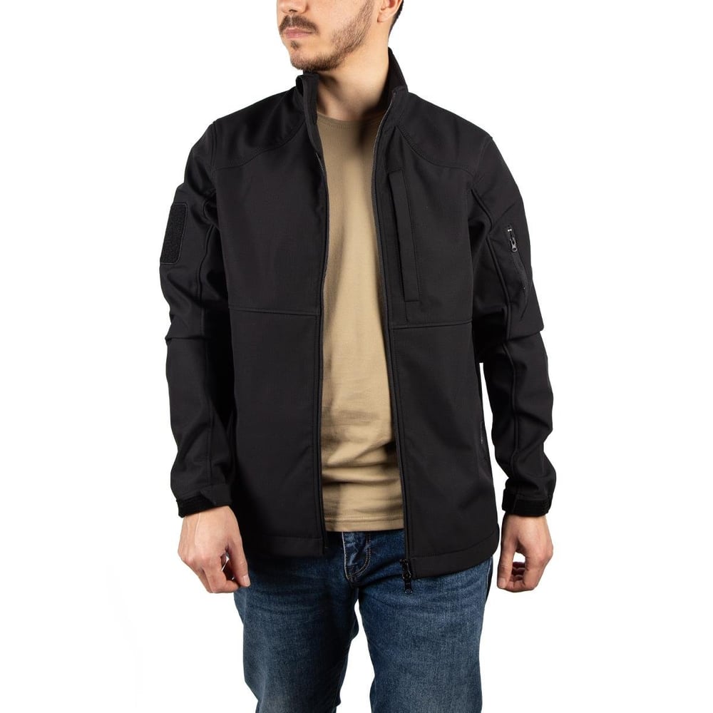 Hovergym Defender Softshell Taktik Mont Siyah