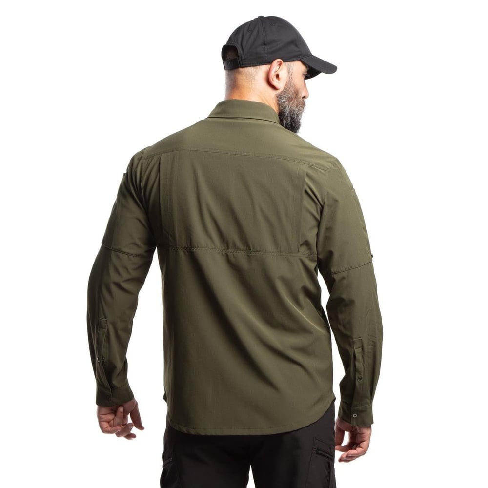 HoverGym Flexible Hafif Taktik Gömlek - Haki