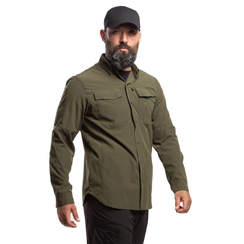 HoverGym Flexible Hafif Taktik Gömlek - Haki