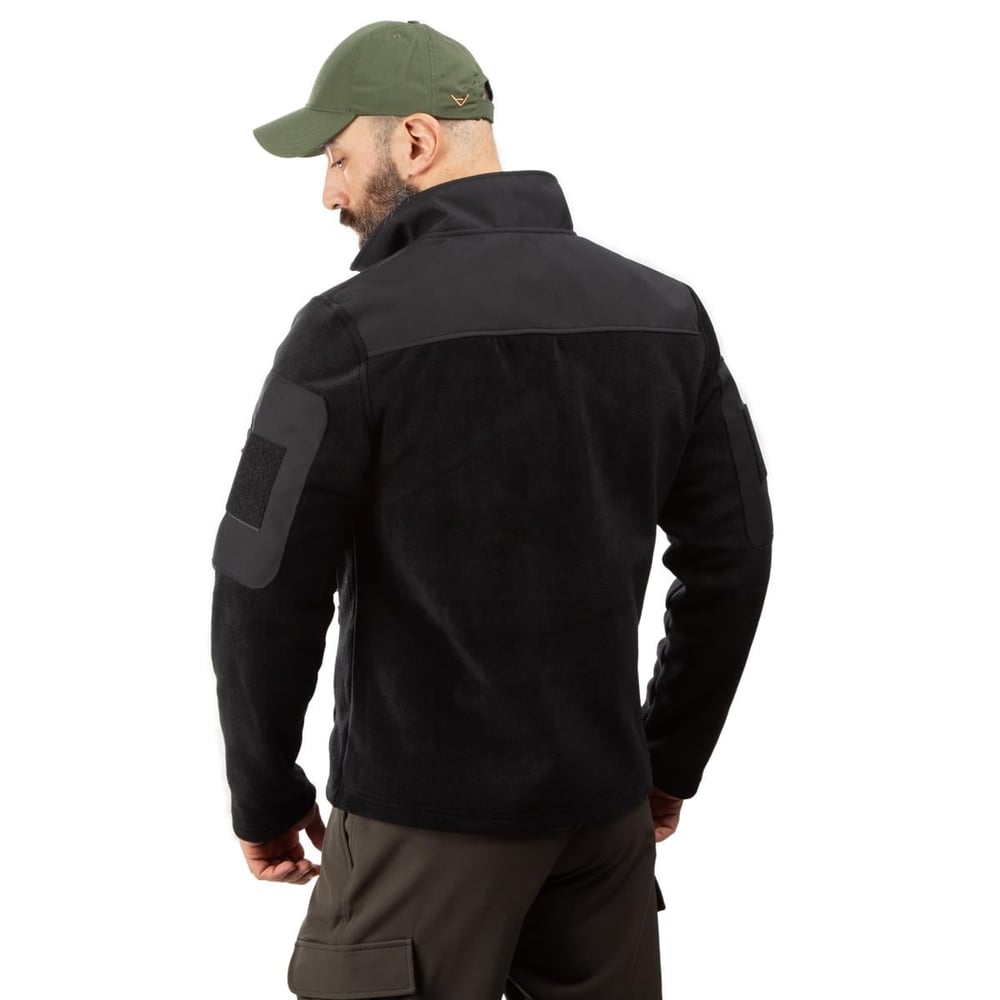 Hovergym Softshell Garnili Taktik Outdoor Polar-Siyah