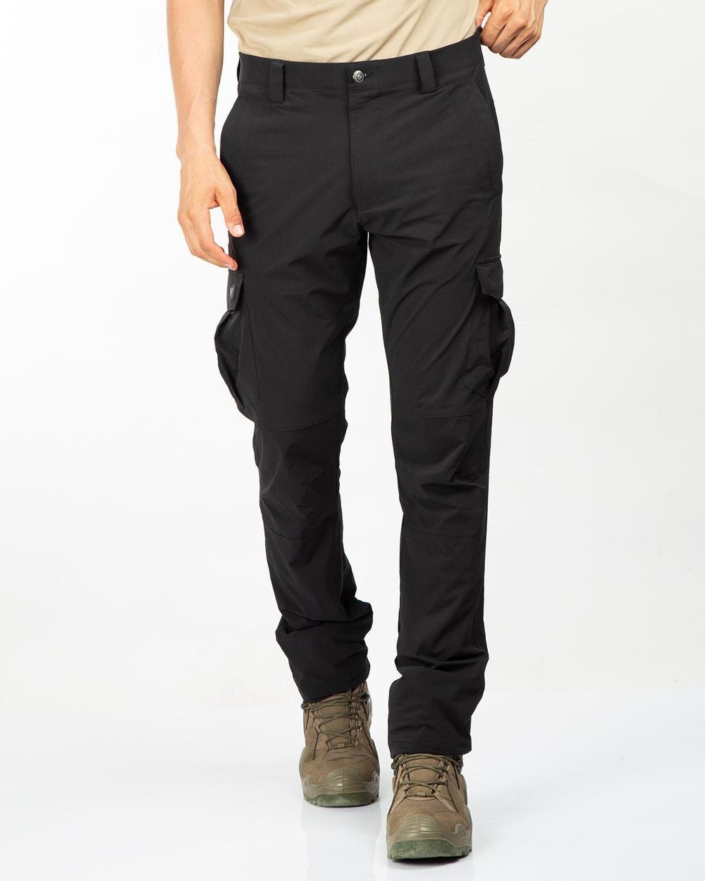 Hovergym Taktik Outdoor Hiking Yazlık Pantolon-Siyah