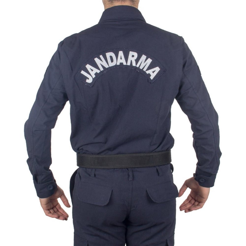 Jandarma Asayiş Lacivert Gömlek Uzun Kollu