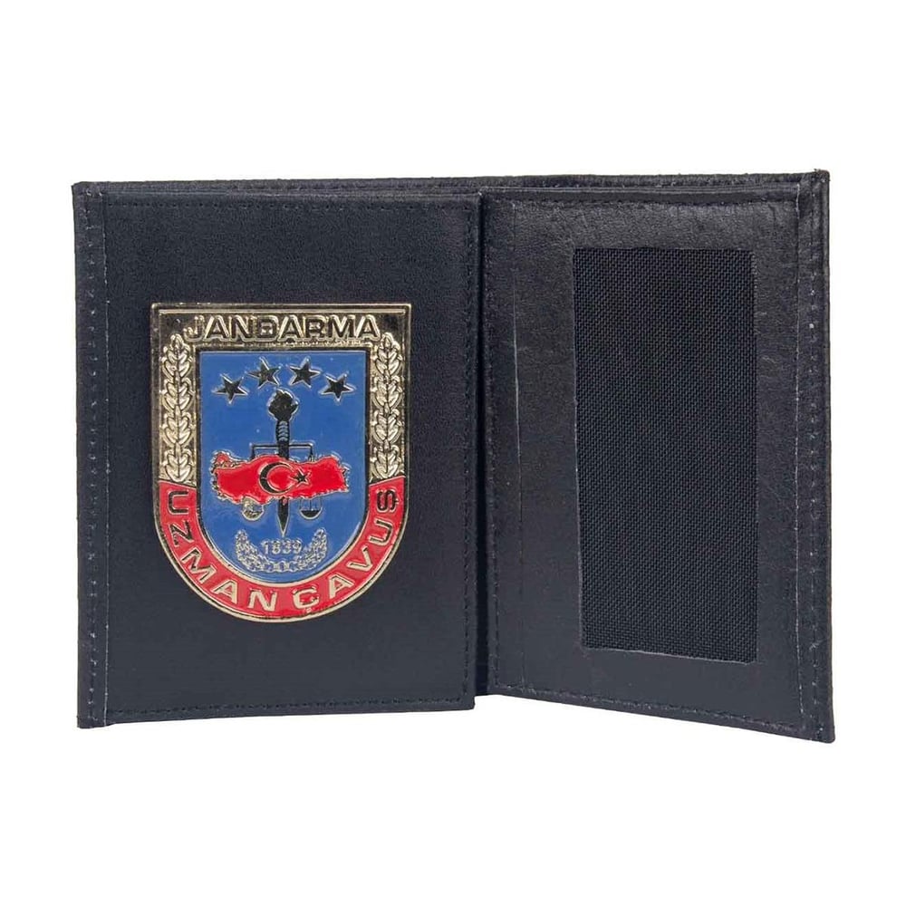 Jandarma Uzman Çavuş Rozetli Cüzdan
