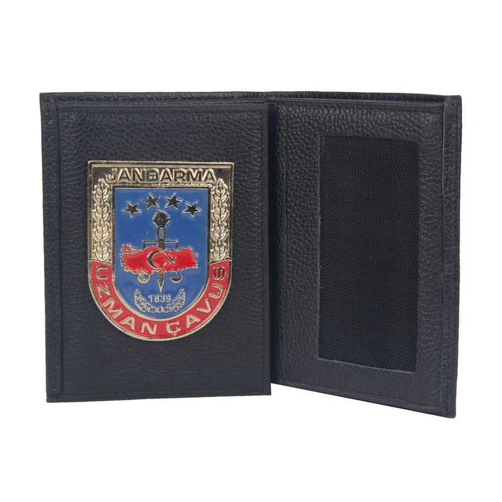 Jandarma Uzman Çavuş Rozetli Cüzdan
