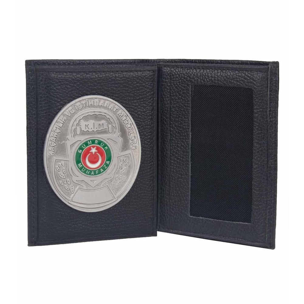 Kaçakçılık ve İstihbarat Müdürlüğü Gümrük Muhafaza Gümüş Rozetli Cüzdan