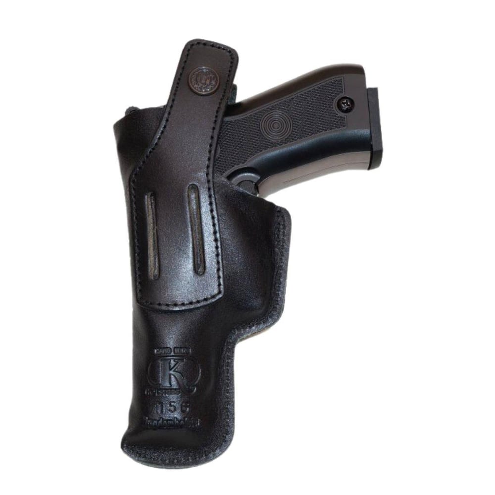 Kırıkkale 7.65 Deri Tabanca İç Kılıfı Yumuşak Deri Siyah