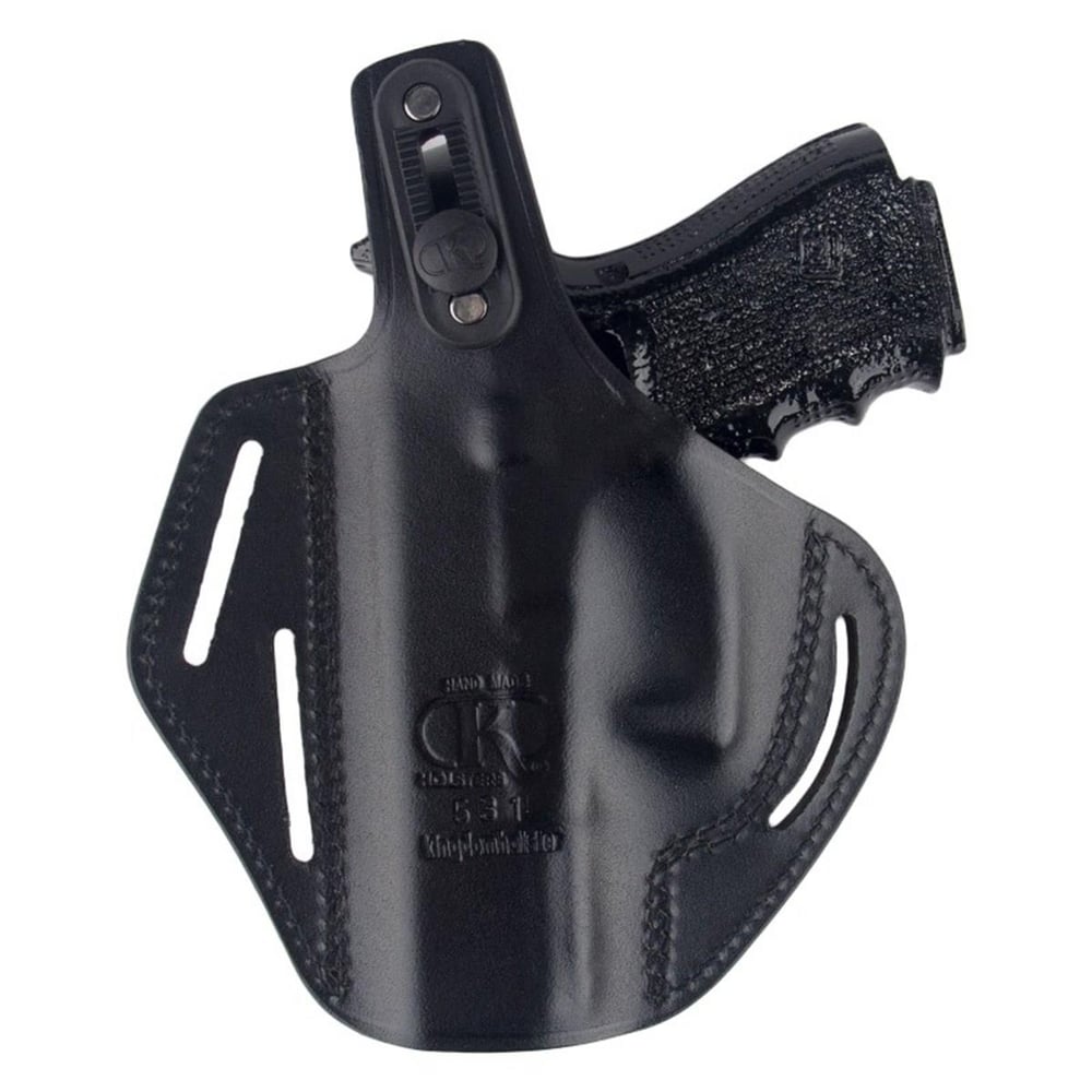 KYC Canik55 TP9 SFx Mete Deri Tabanca Kılıfı Tam Kelebek Siyah