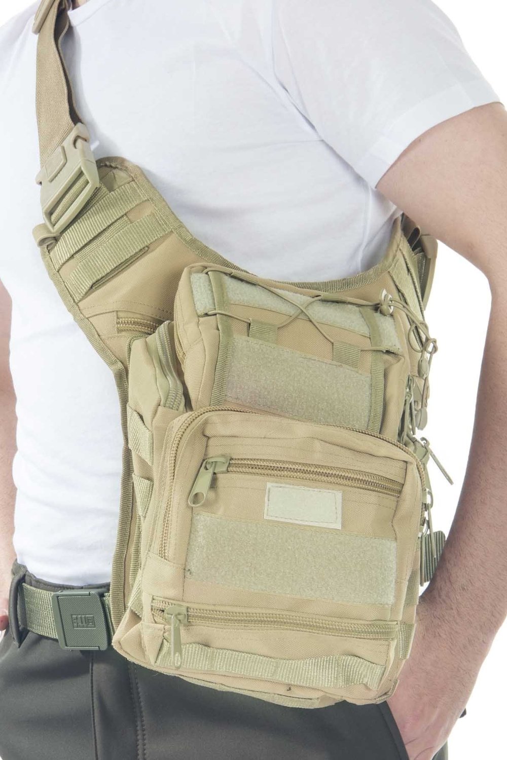 Mıl-Tec Cordura Çok Fonksiyonlu Çöl Rengi Omuz Çantası