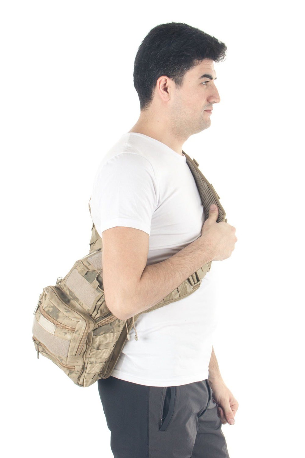 Mıl-Tec Cordura Çok Fonksiyonlu Jandarma Kamuflaj Omuz Çantası