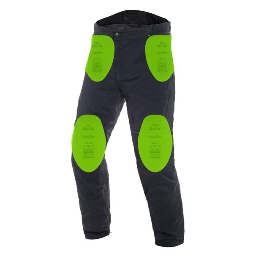 Milano Yazlık Korumalı Motosiklet Pantolonu Siyah