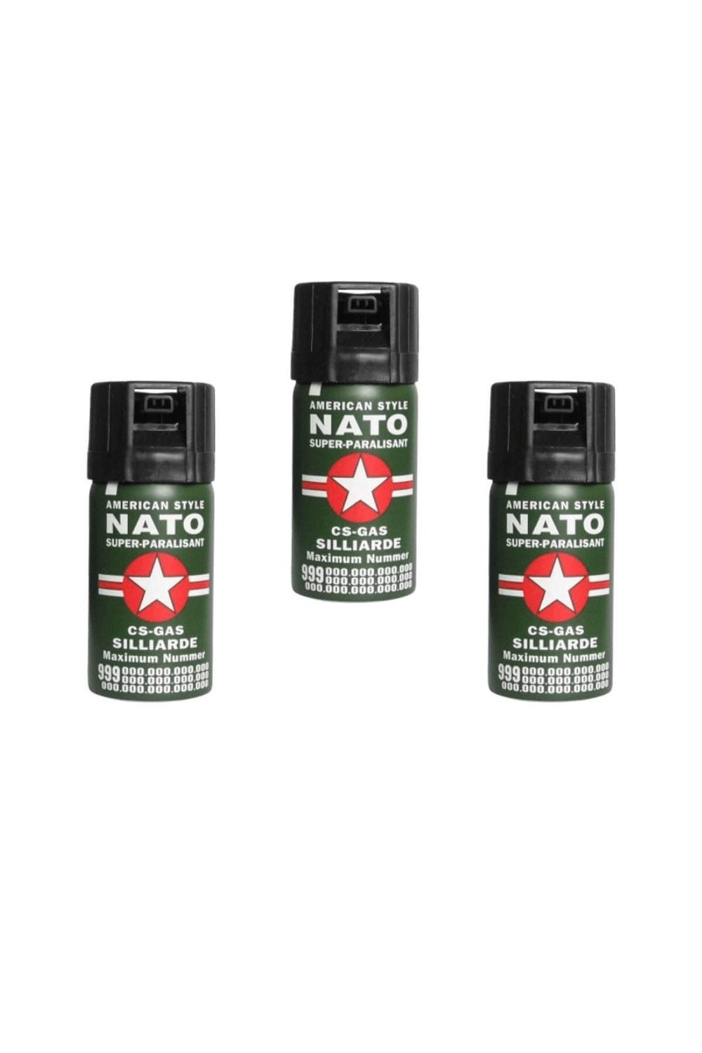 Nato Biber Gazı 40ml (Orijinal) 3 Adet