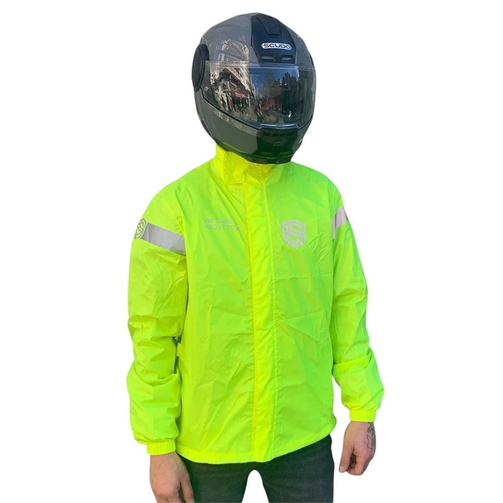 Peru Motosiklet Yağmurluk Üst Sarı