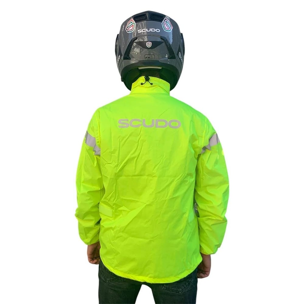 Peru Motosiklet Yağmurluk Üst Sarı