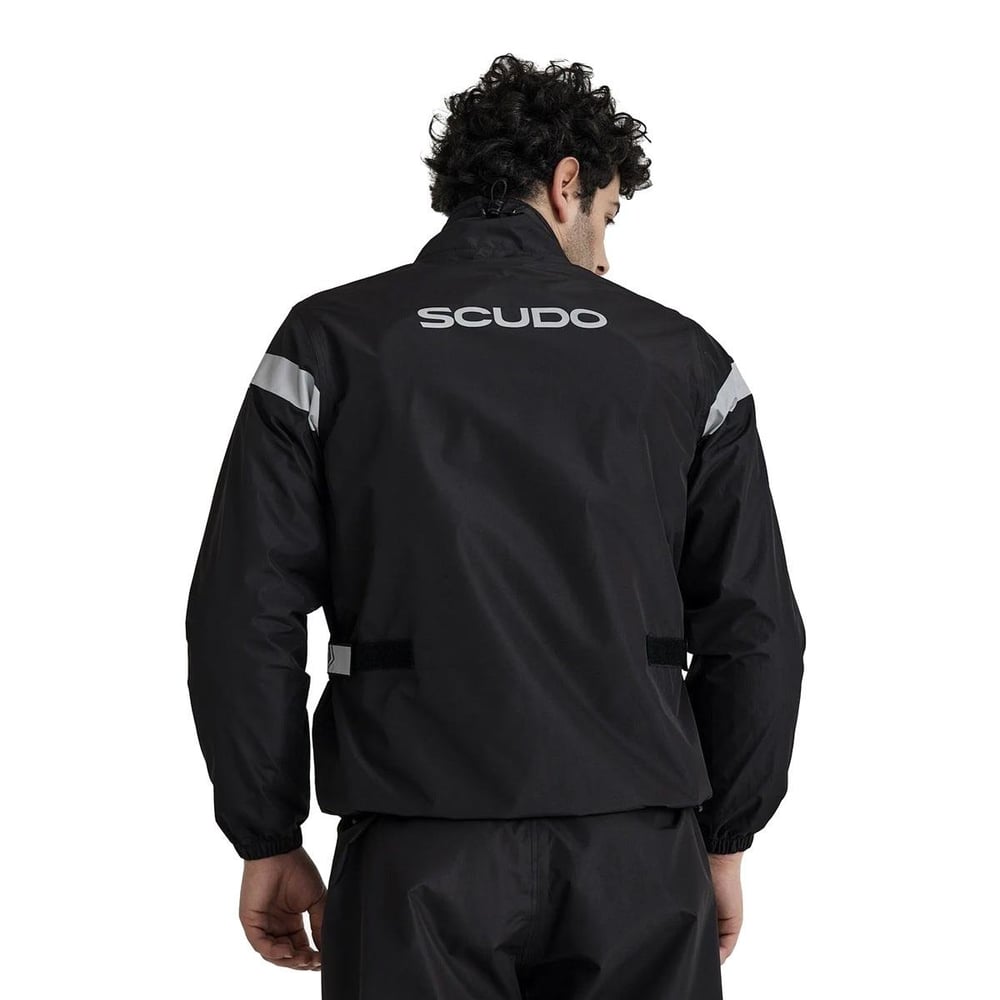 Peru Motosiklet Yağmurluk Üst Siyah