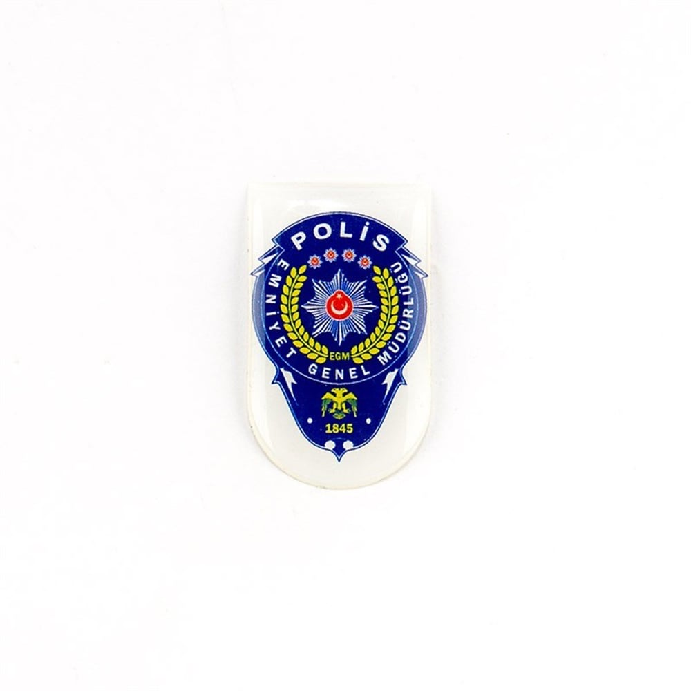 Polis Logolu Şarjör Altı Sticker