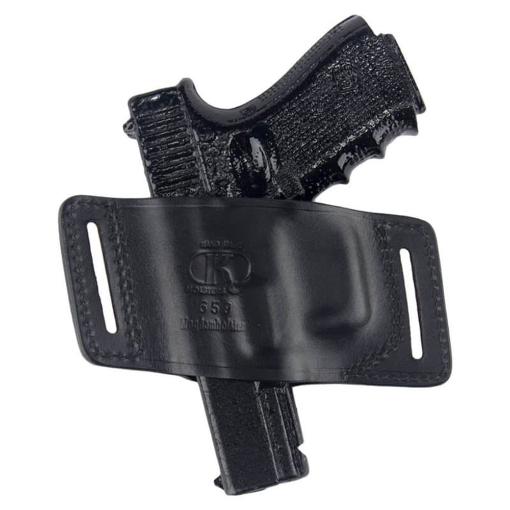 Airsoft Silah Kılıfı Universal Tüm Tabancalar İçin Dış Taşıma Deri Speed Kelebek Siyah