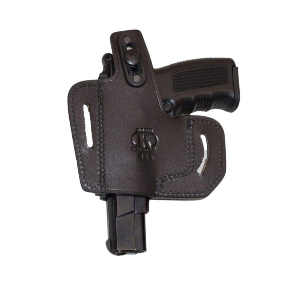 Sig Sauer P226 P228 P229 Deri Tabanca Kılıfı Siyah Baskılı Açık