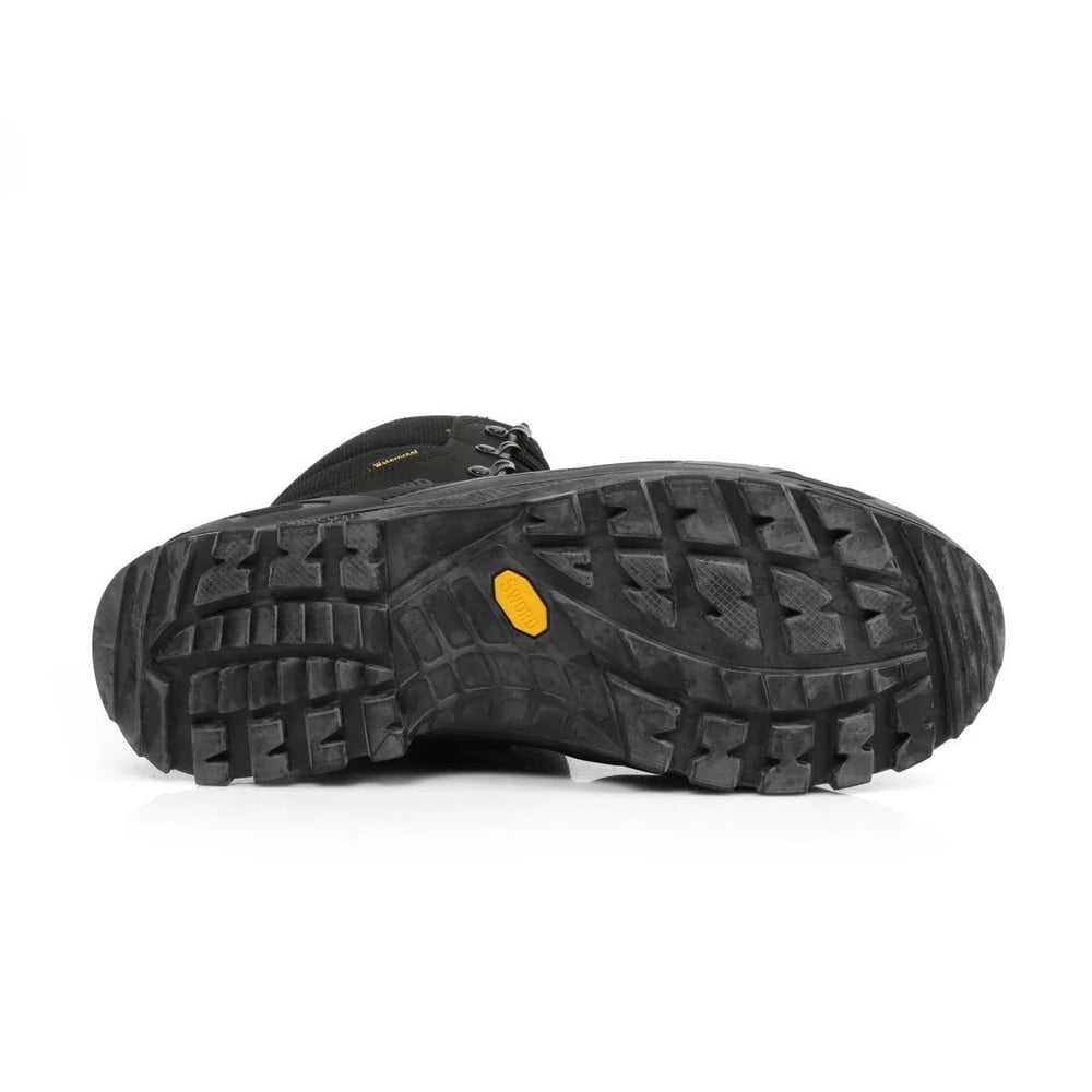 Single Sword Waterproof Nubuk Deri Askeri Bot Siyah