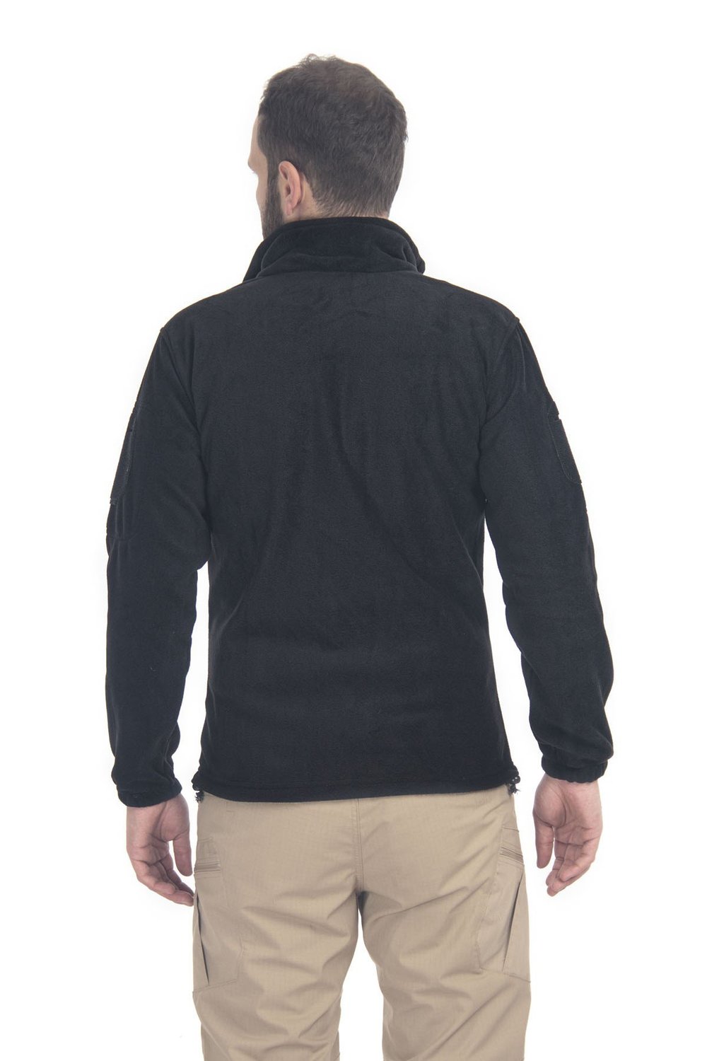 Special Taktik Polar Erkek Çok Cepli Polar Hırka Siyah