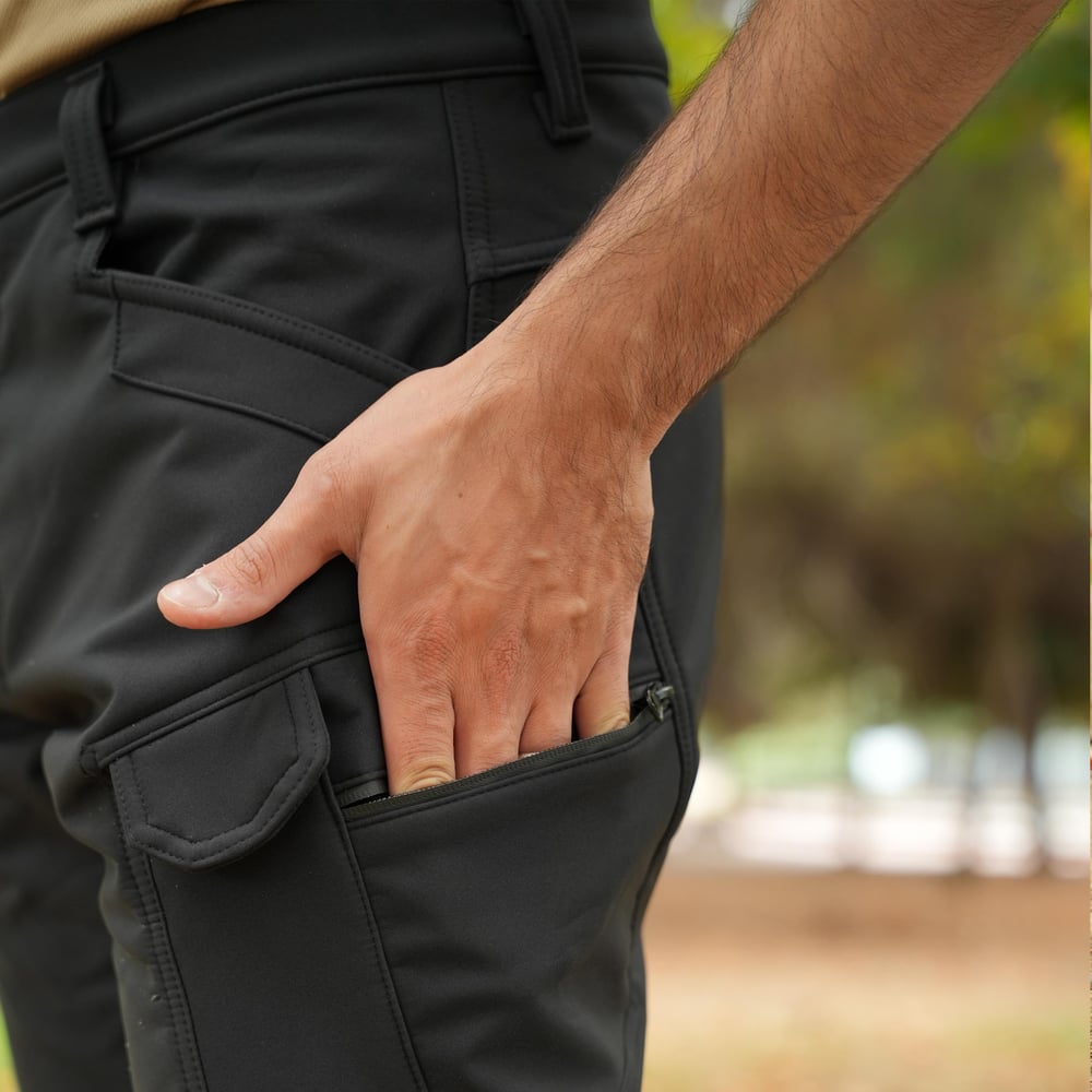 Storm Softshell Taktik Pantolon Siyah