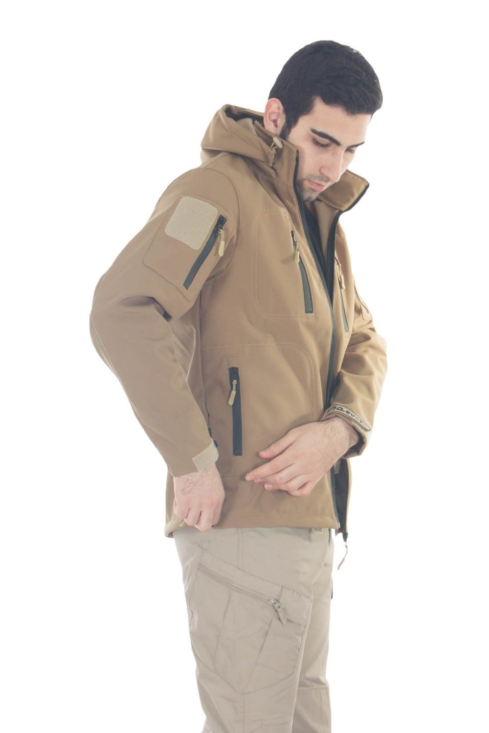 Taktikal Çöl Rengi Softshell Mont 5.11 Modeli