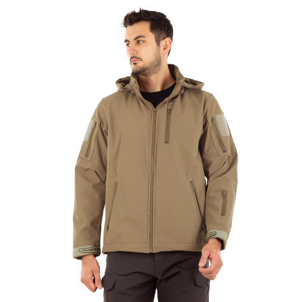 Taktikal Çöl Rengi Softshell Mont 5.11 Modeli