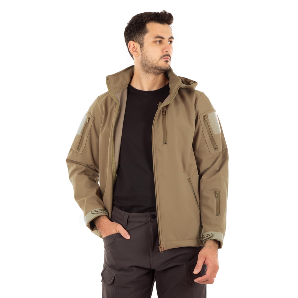 Taktikal Çöl Rengi Softshell Mont 5.11 Modeli