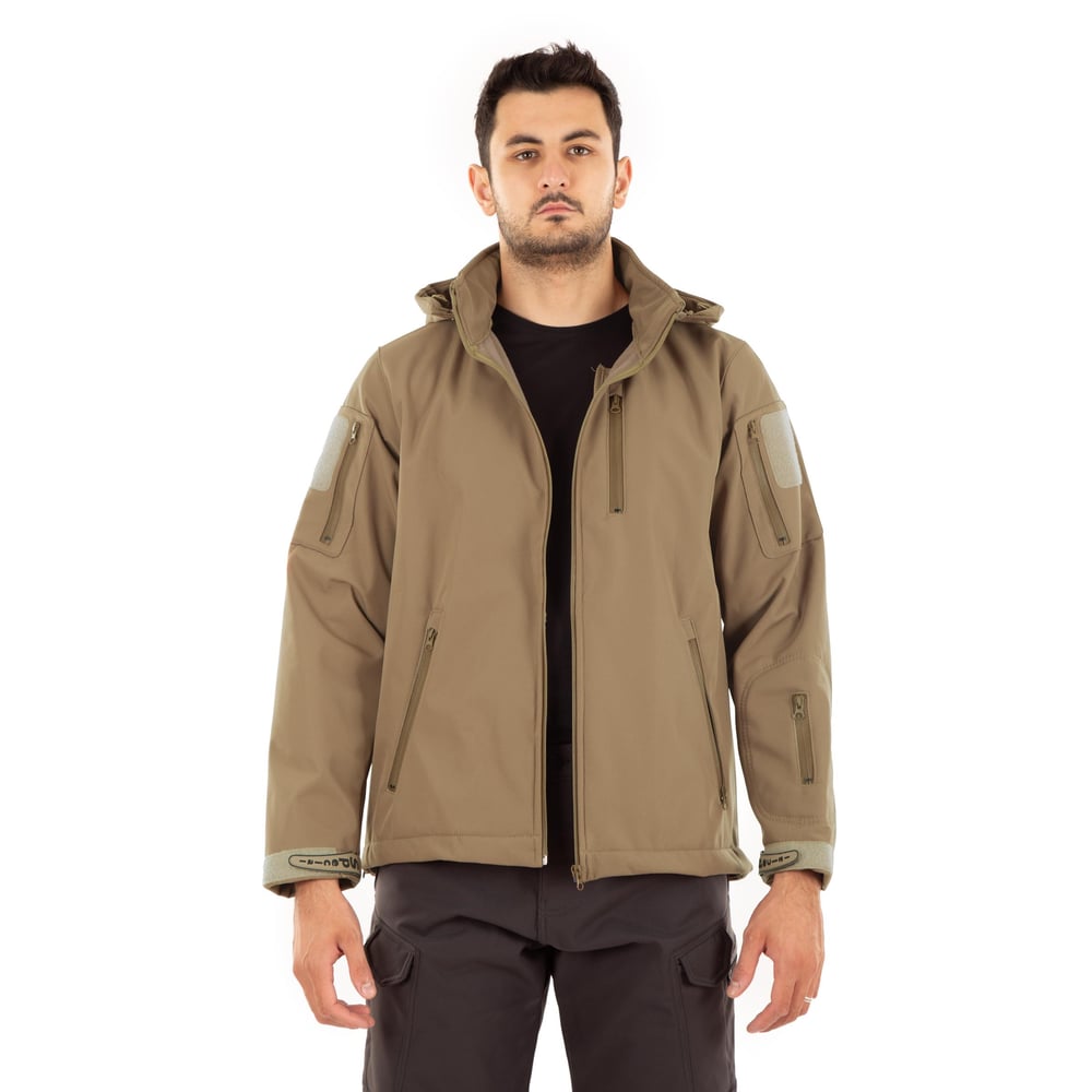 Taktikal Çöl Rengi Softshell Mont 5.11 Modeli