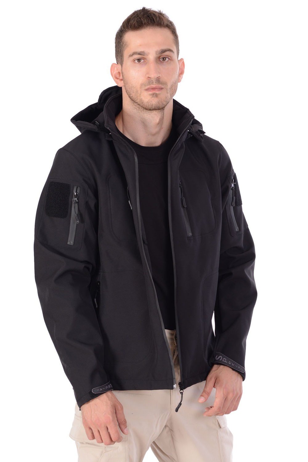 Taktikal Siyah Softshell Mont 5.11 Modeli