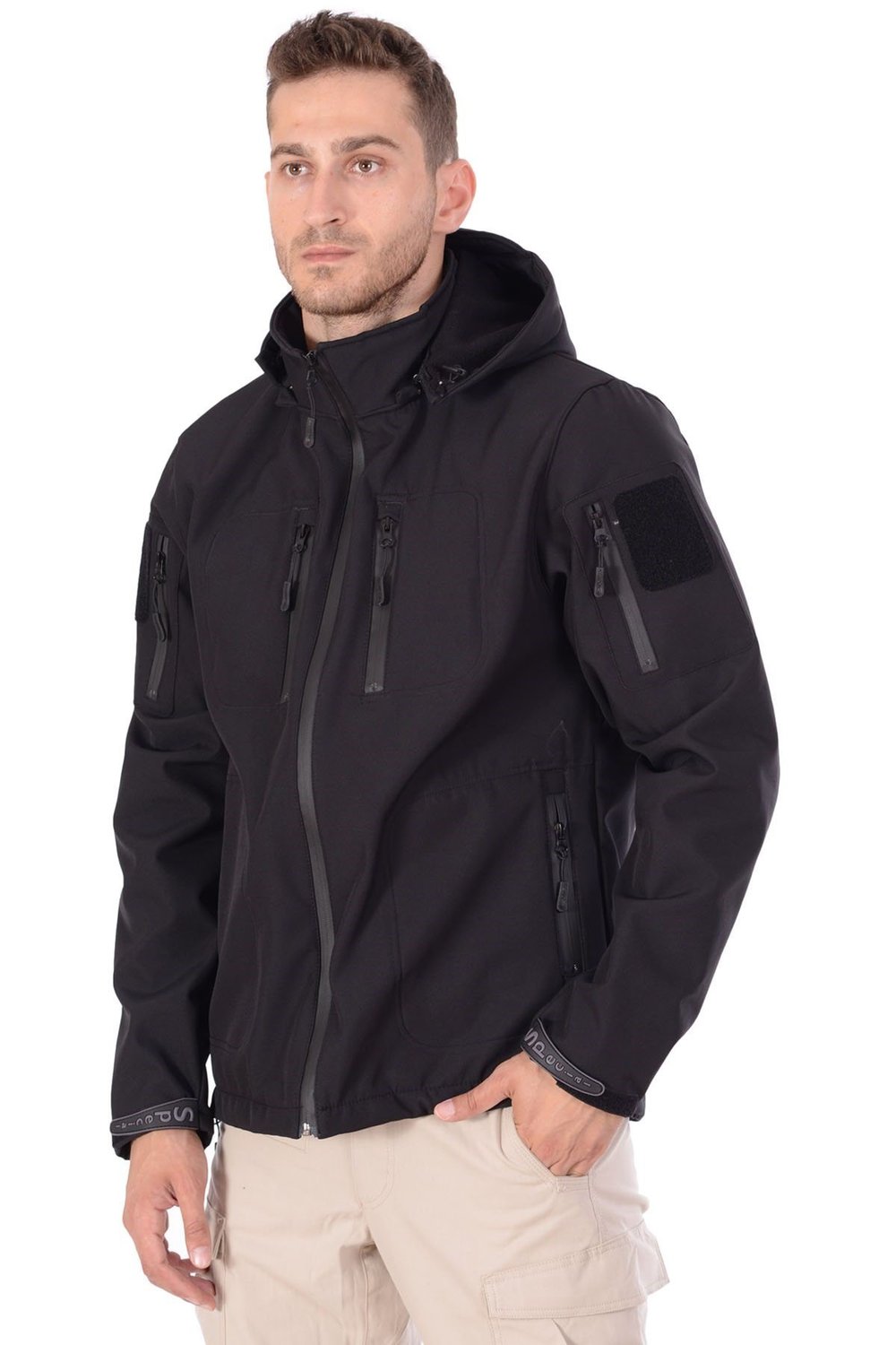 Taktikal Siyah Softshell Mont 5.11 Modeli
