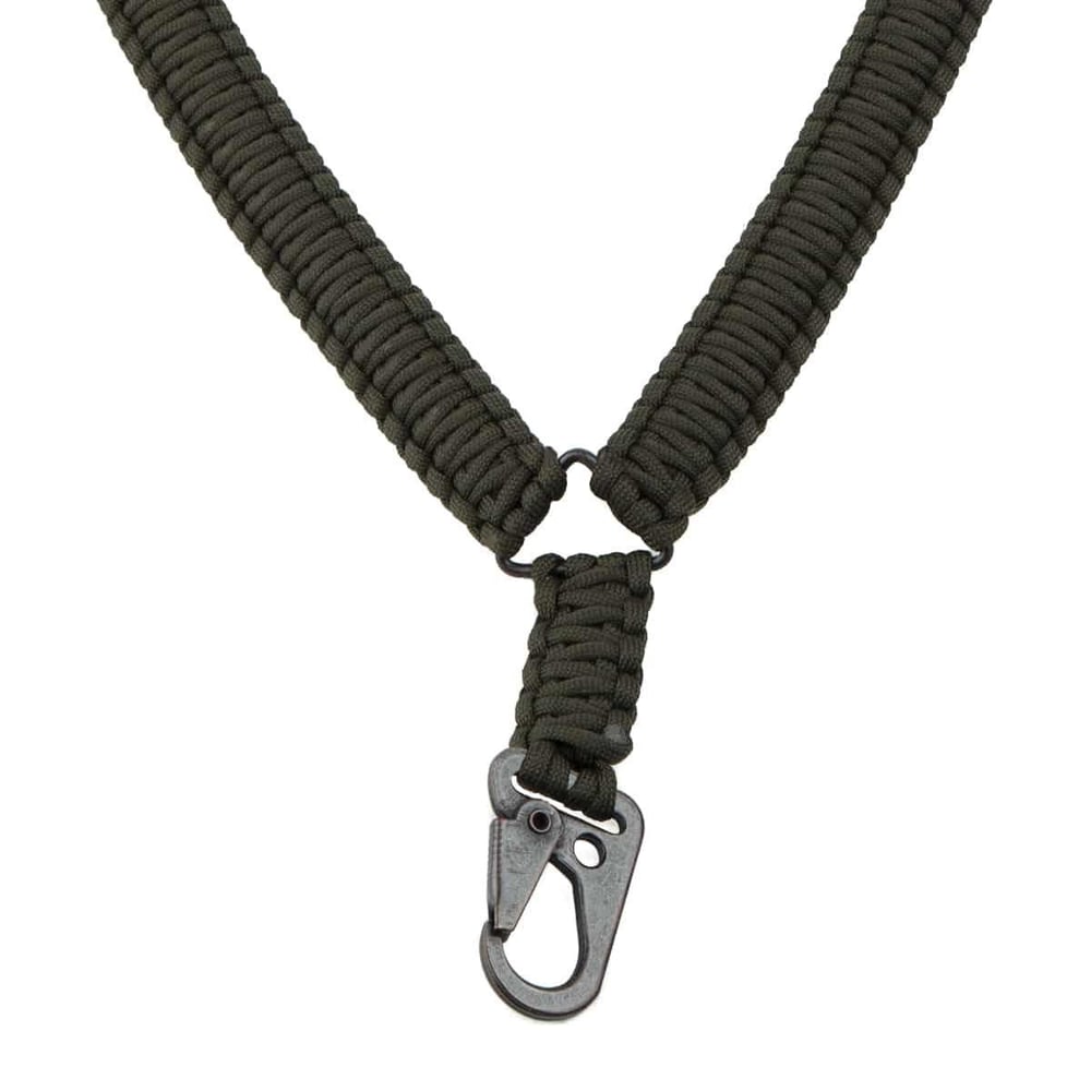 Tek Nokta Paracord Tüfek Askı Kayışı-Haki