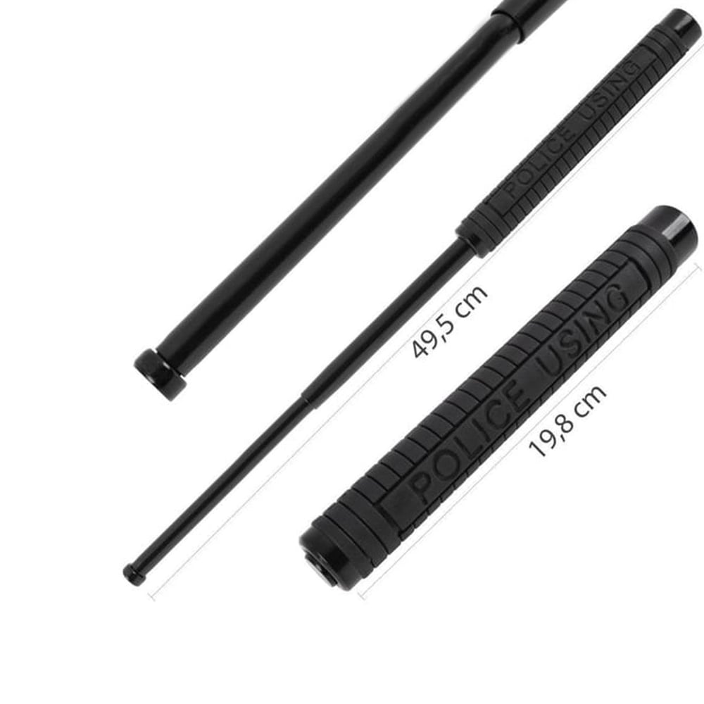 Teleskopik Jop Orta Boy Siyah 45cm