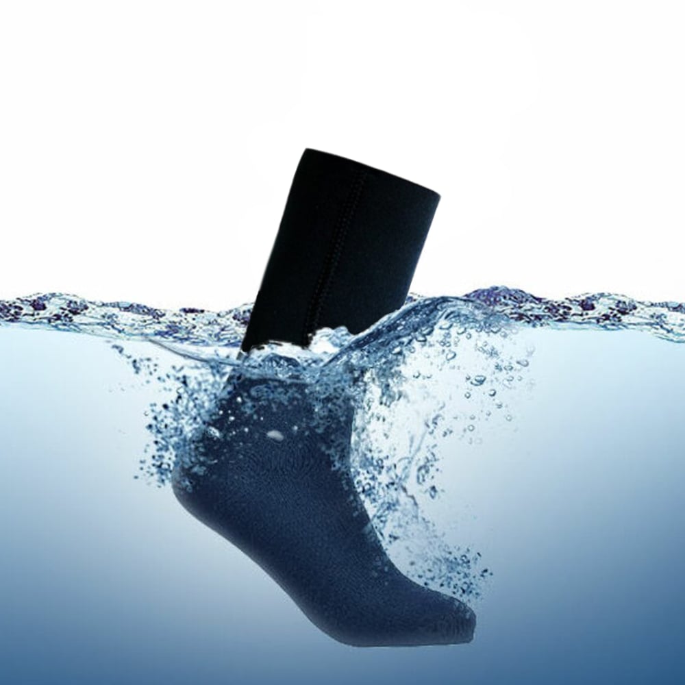 Termal Mest Çorap Neopren Su Geçirmez Siyah