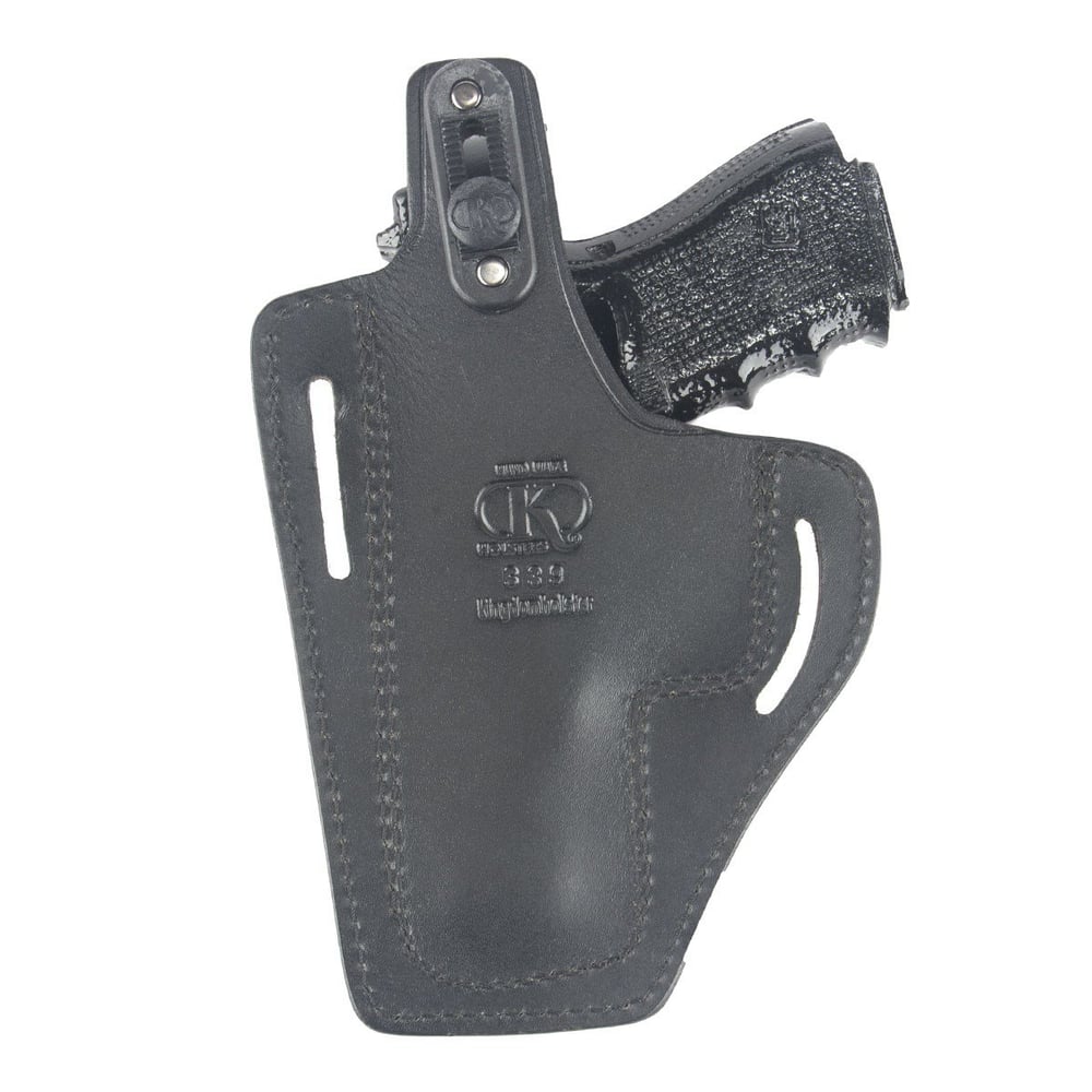 Tisaş Zig14 Deri Tabanca Kılıfı Siyah Baskılı Kapalı