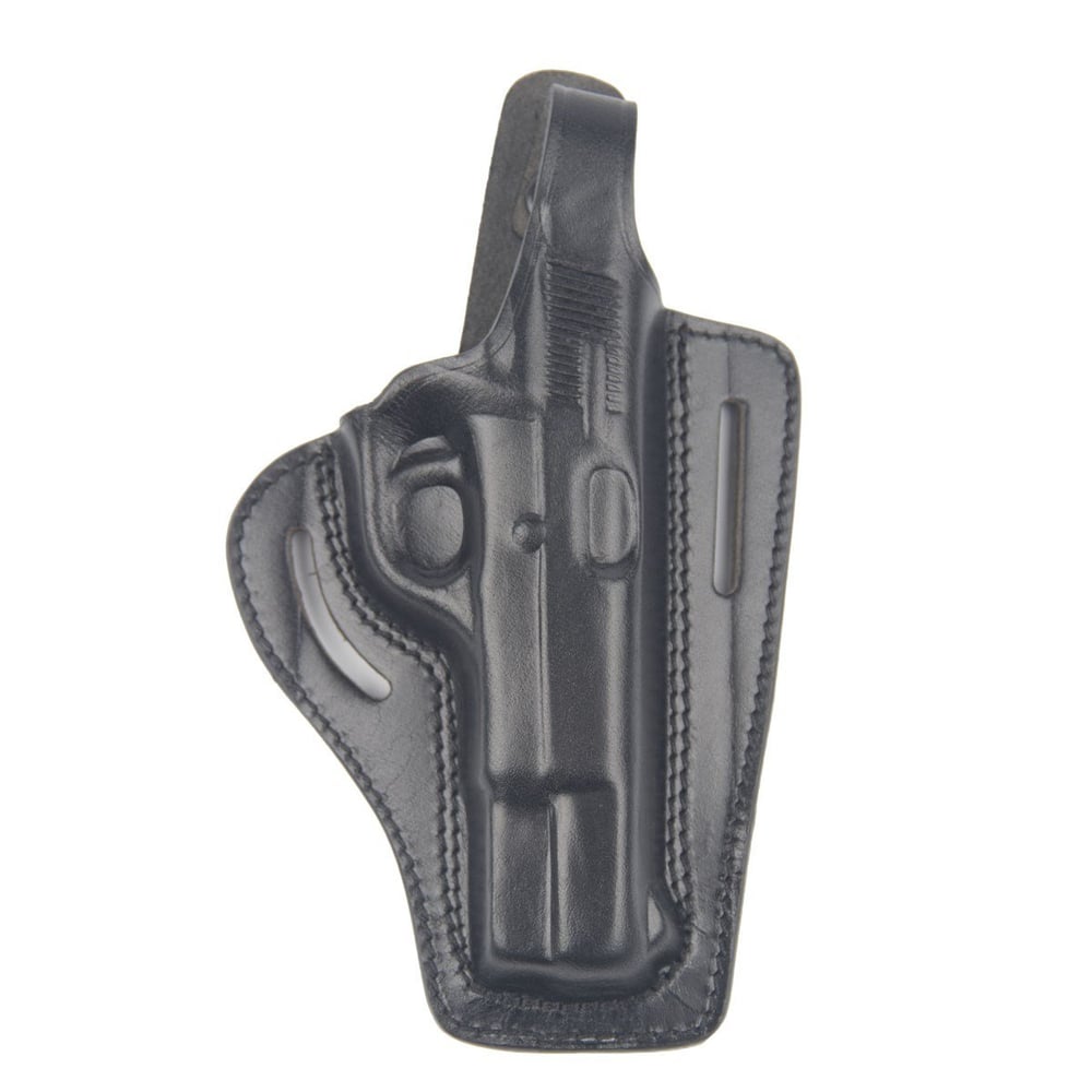 Tisaş Zig14 Deri Tabanca Kılıfı Siyah Baskılı Kapalı