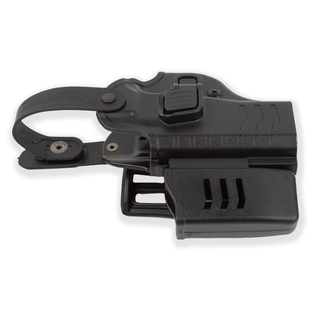 To Gun Holster Canik55 TP9 Mete Serisi Tabanca Kılıfı Seviye 2 Önü Şarjörlüklü Siyah SOL EL