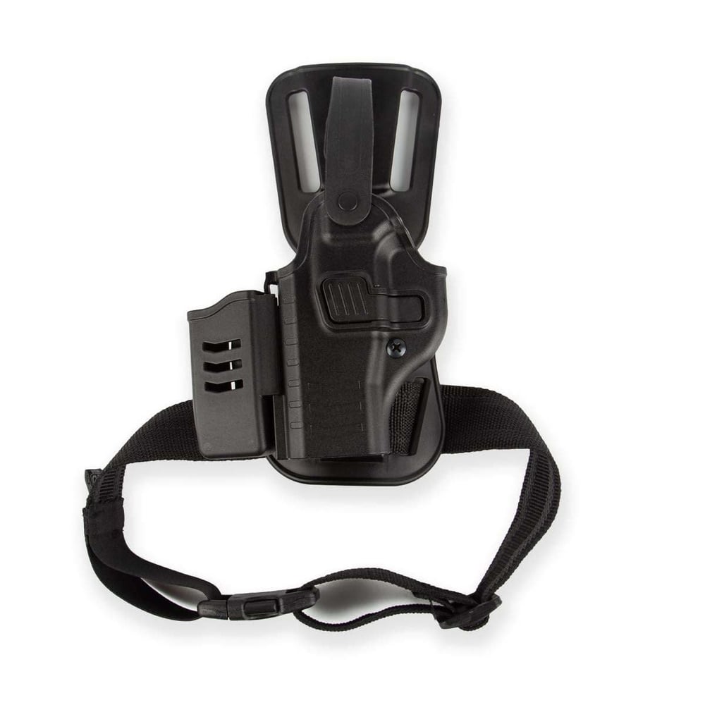 To Gun Holster Canik55 TP9 Serisi Şarjörlüklü Alçak Taşıma Tabanca Kılıfı Seviye 2 Siyah SOL EL