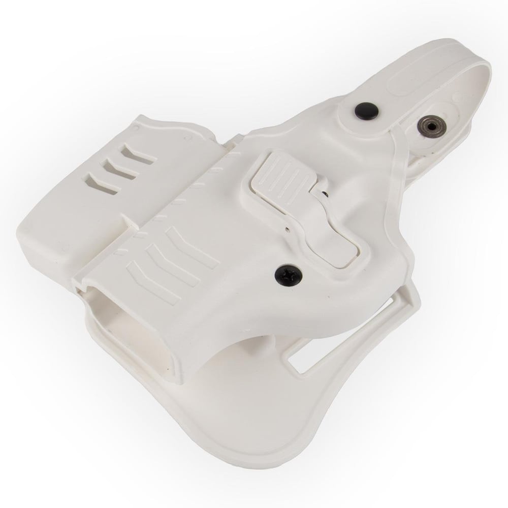 To Gun Holster Canik55 TP9 Serisi Tabanca Kılıfı Seviye 2 Önü Şarjörlüklü Beyaz SOL EL